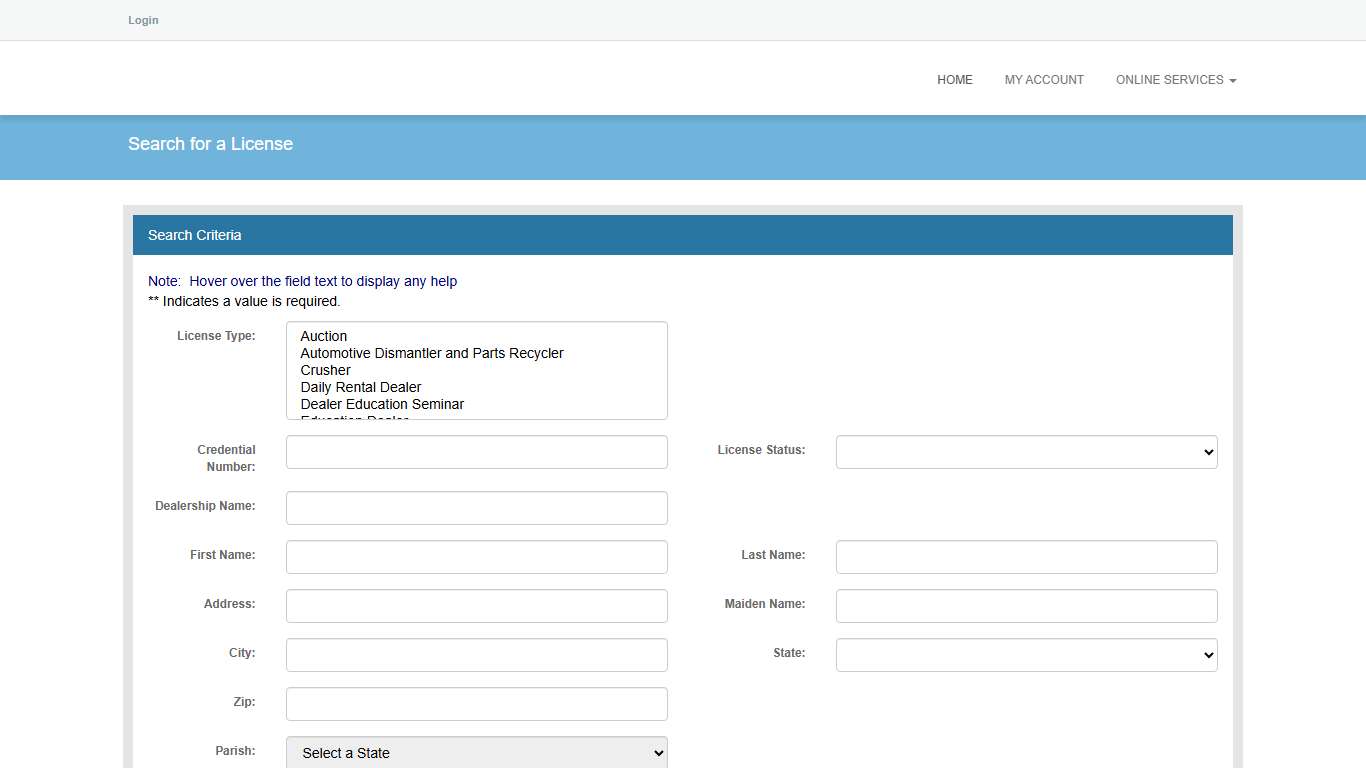 LUMVC Licensing Portal