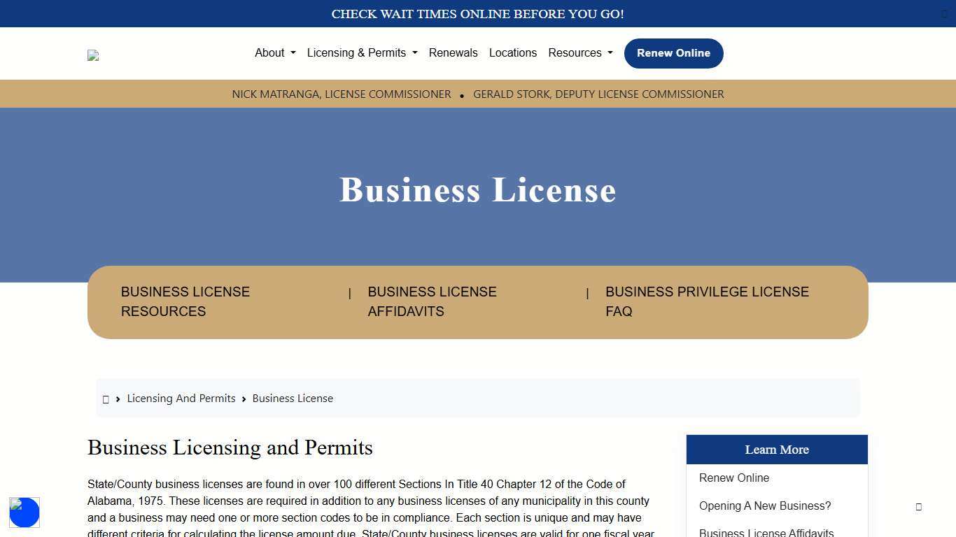 Business License