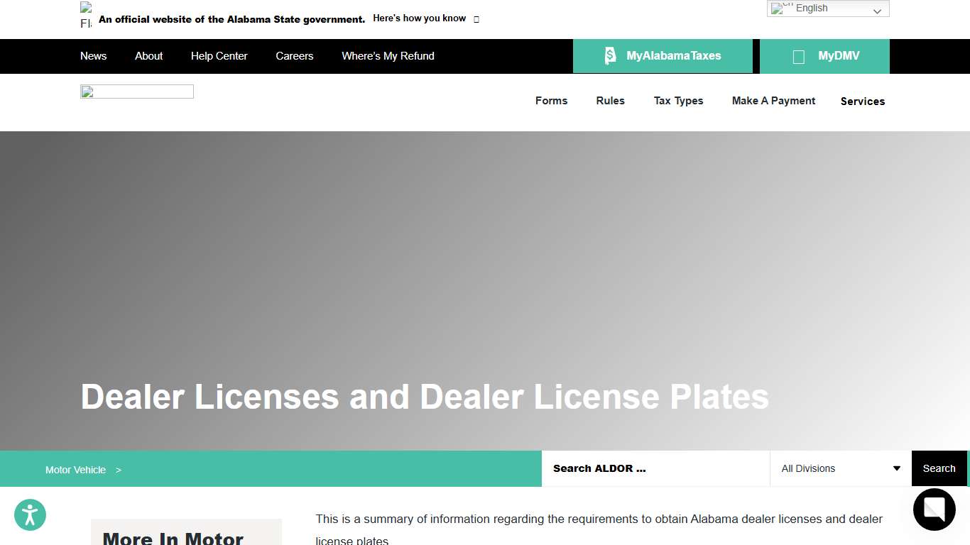 Dealer Licenses and Dealer License Plates - Alabama Department of Revenue